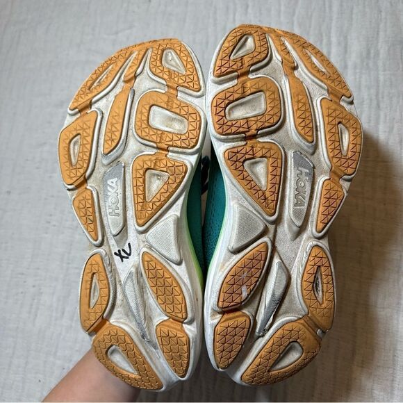 HOKA Men Bondi 8 Running Shoe Sneaker Deep Lagoon Ocean Mist US 8.5 D EU 42 - Picture 5 of 8